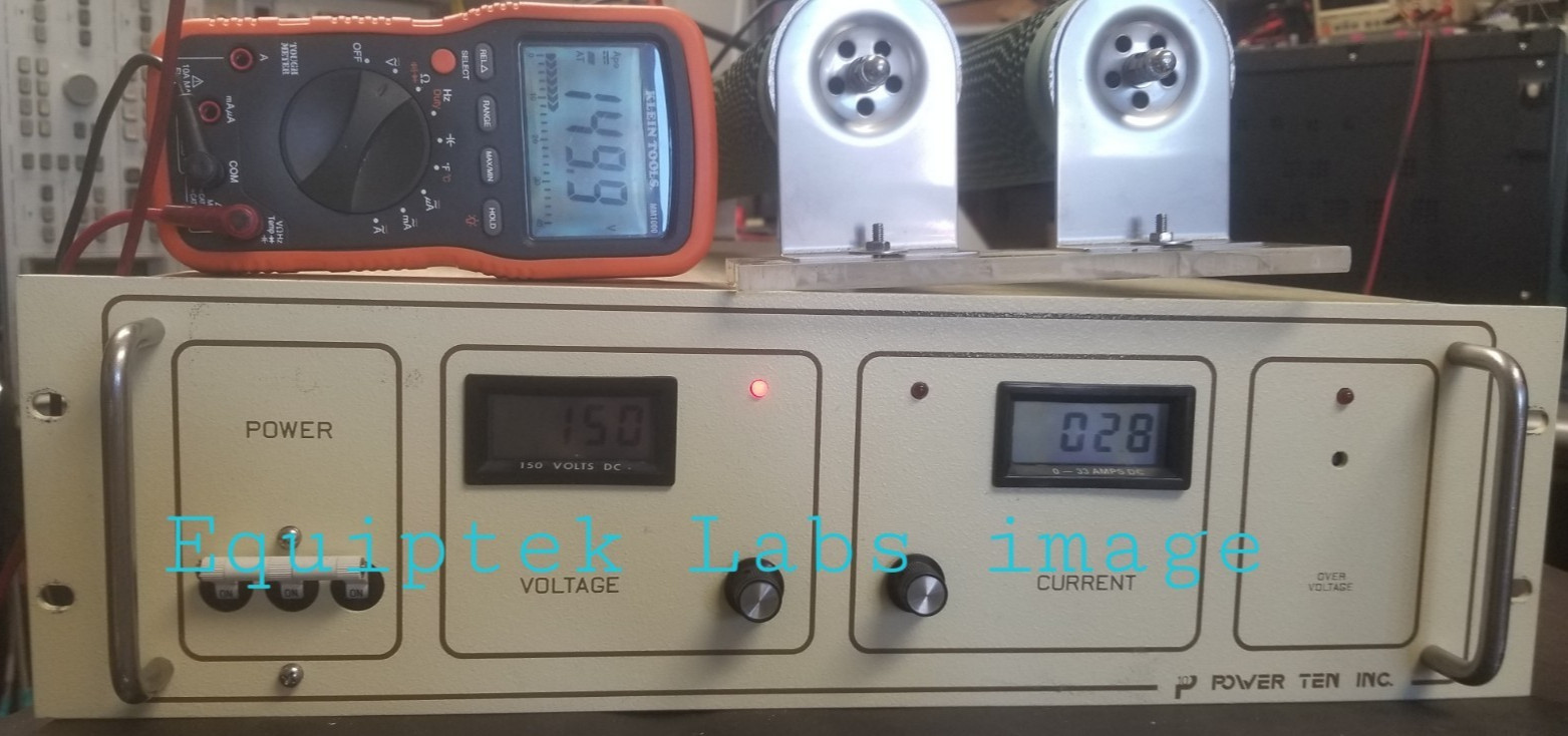 System Power Supply 0 – 150VDC 33ADC 5kW TESTED @ MAX POWER Power Ten 4600D