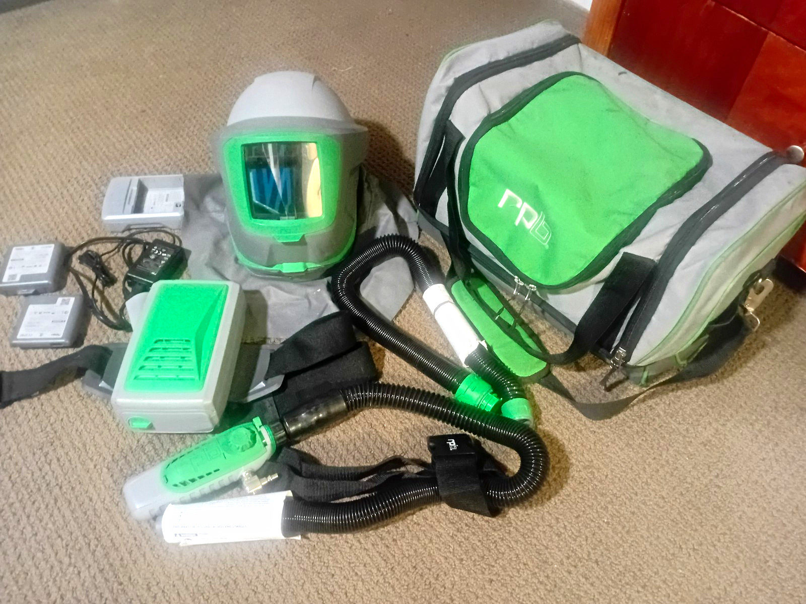 RPB Z-Link Full Face Welding/Grinding PAPR Powered Air Purifying Respirator Kit