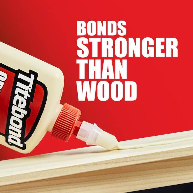 Titebond Original Wood Glue 8 Oz Strong Fast Drying Adhesive Waterproof