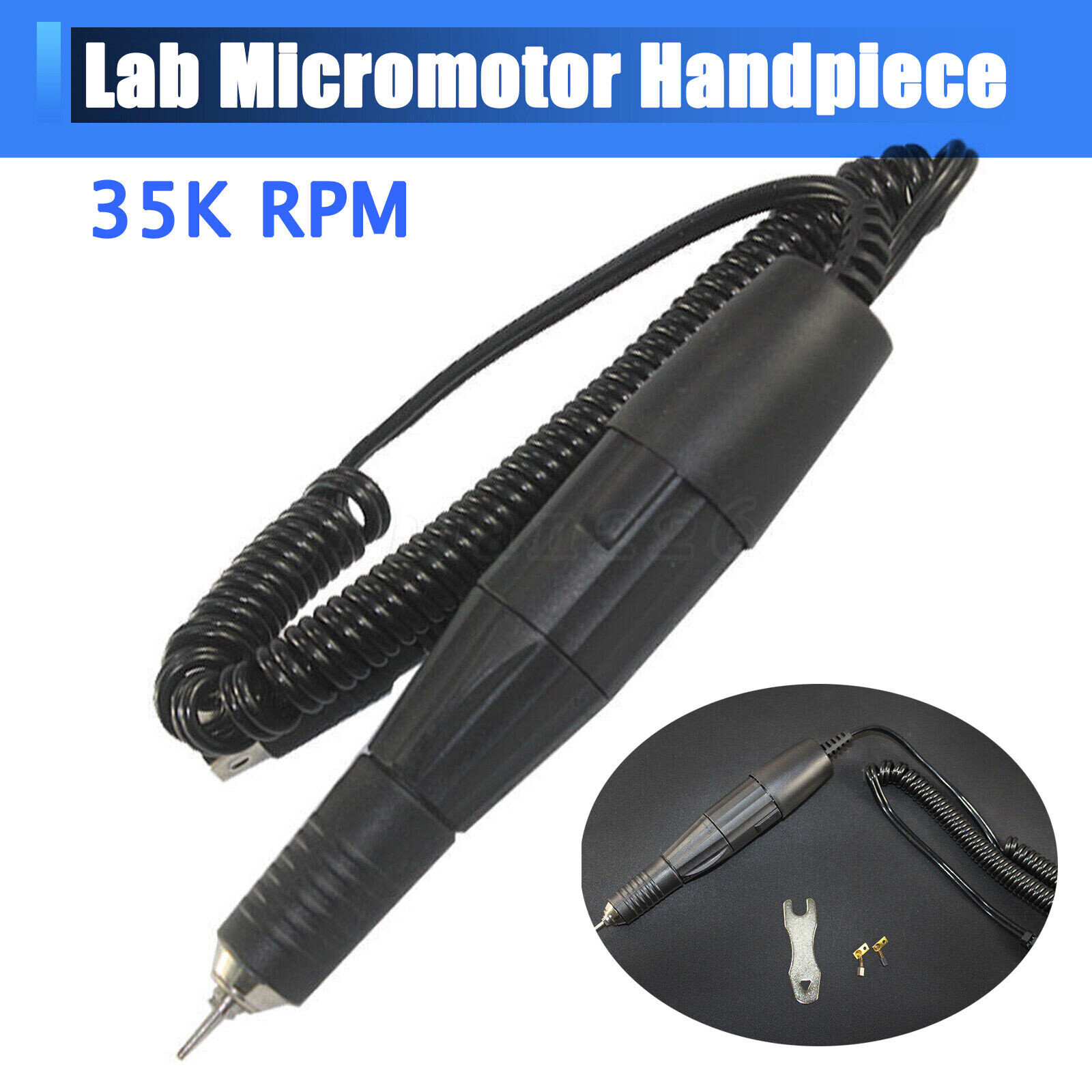 35K RPM Dental LAB MARATHON Micromotor Polishing Handpiece 35000 RPM