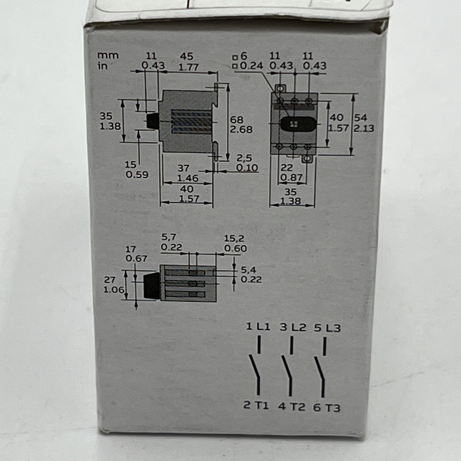 NEW!! ABB OT16F3 Switch Disconnector 3-pole Front Operated 16A – 1SCA104811R1001
