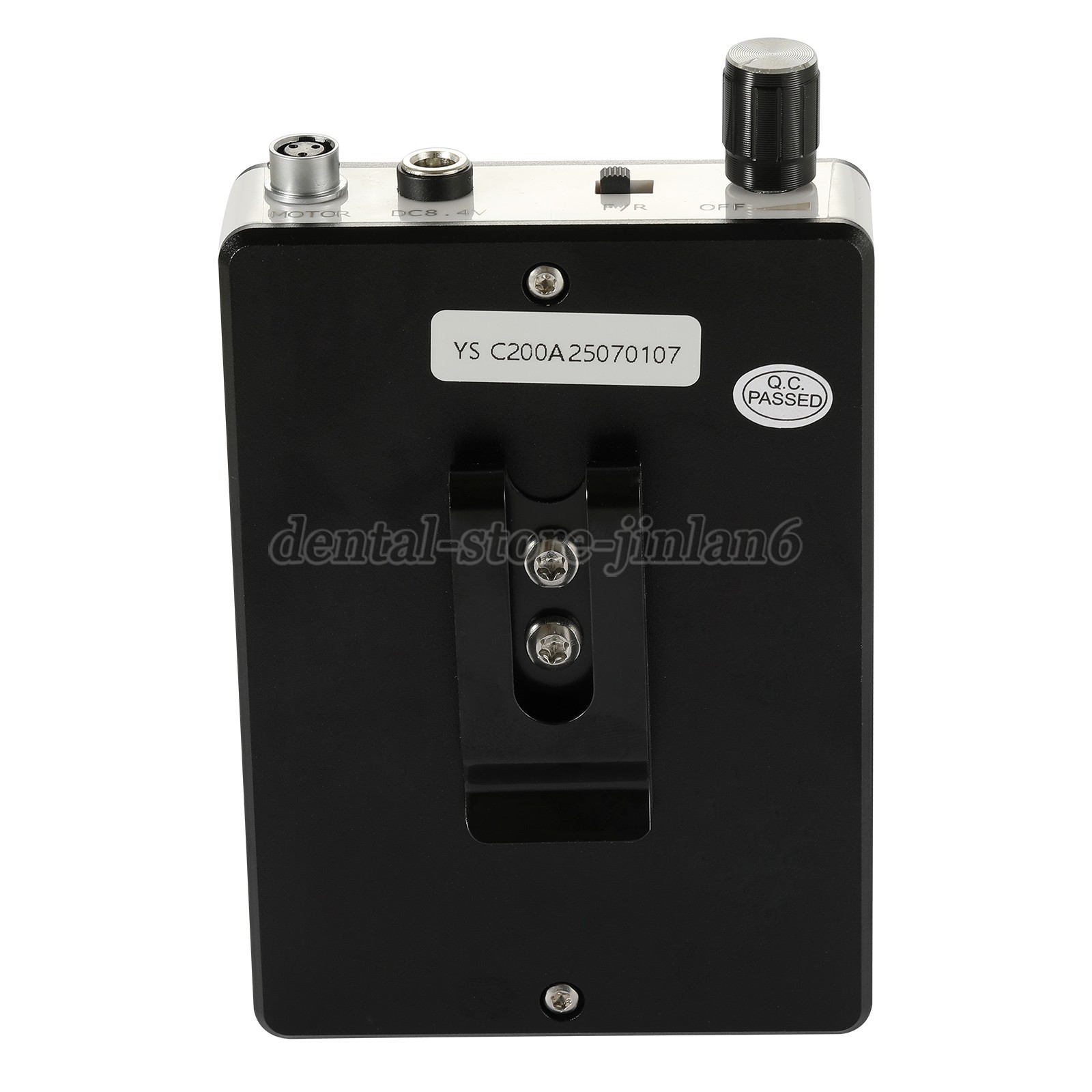 Portable Dental Lab Brushless Micromotor E-Type Grinding Polishing Machine BLACK