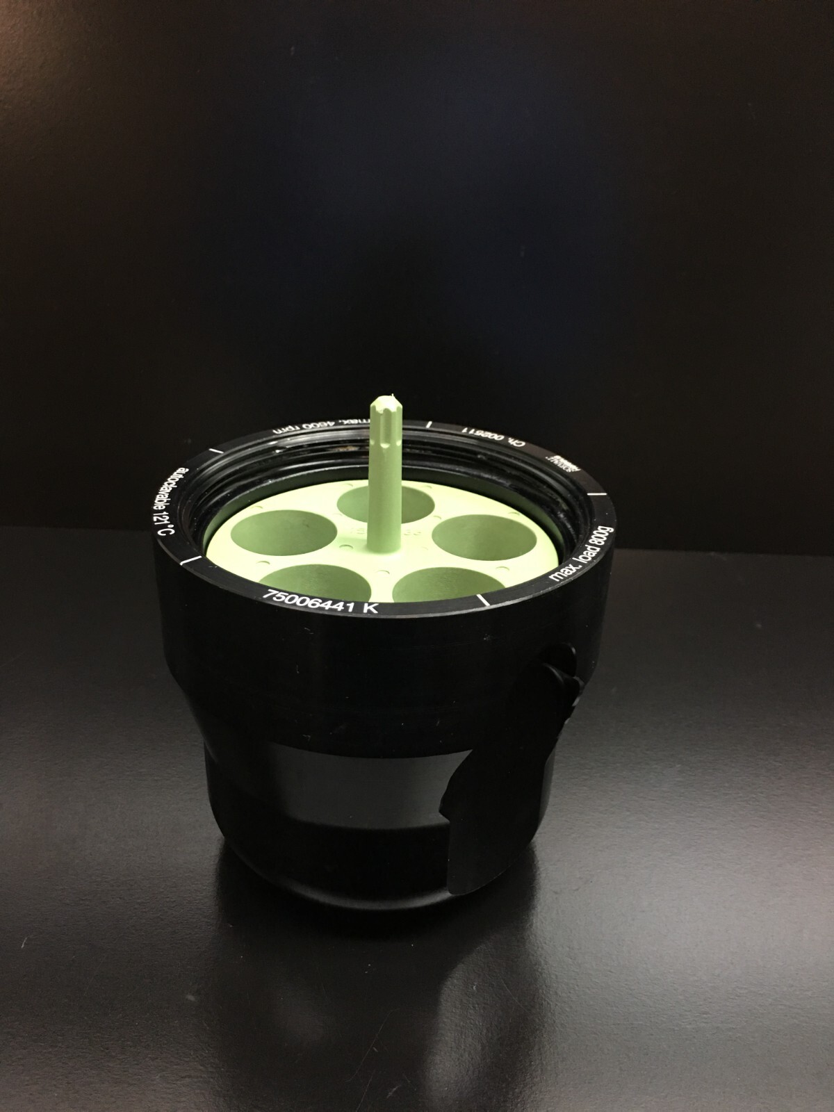 Sorvall Heraeus CH. 002511 Max 4600 RPM 121C 800 Grams Centrifuge Rotor Bucket