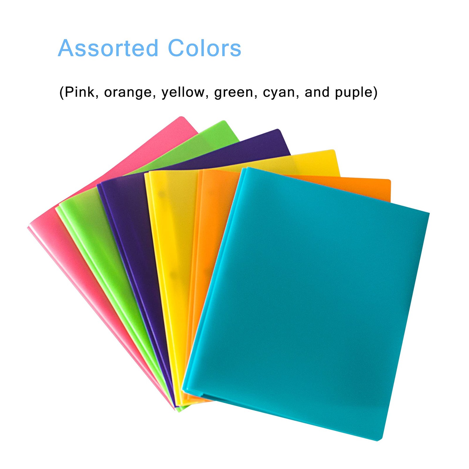 9.45 inches x 11.42 inches, Pink, Cyan, Yellow, Orange, Green, Purple