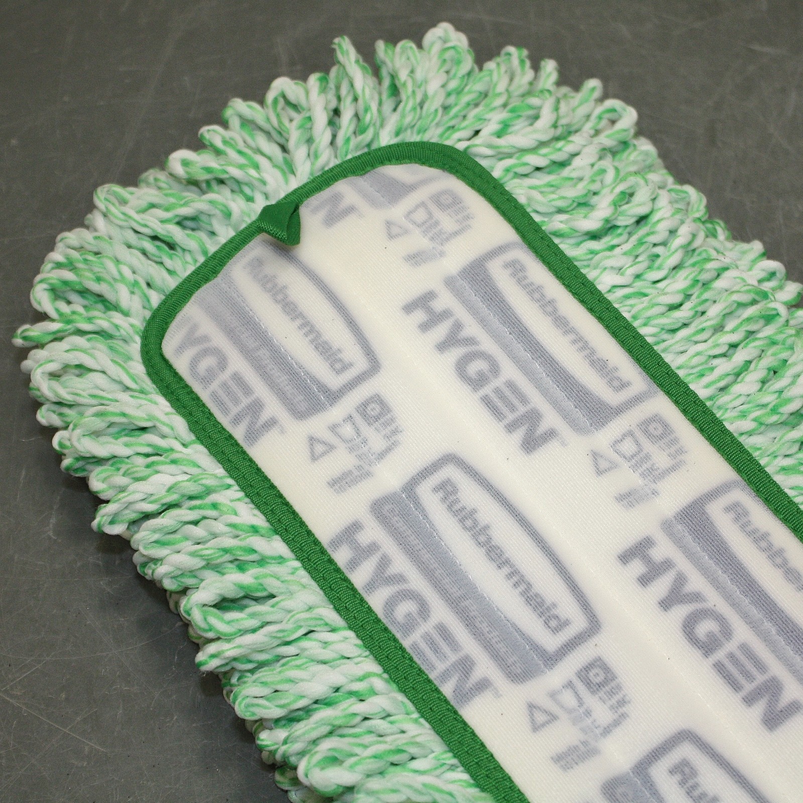 (6) Rubbermaid Hygen Dust Mop FGQ42600GR00, 24″ x 9″, Hook & Loop, Microfiber