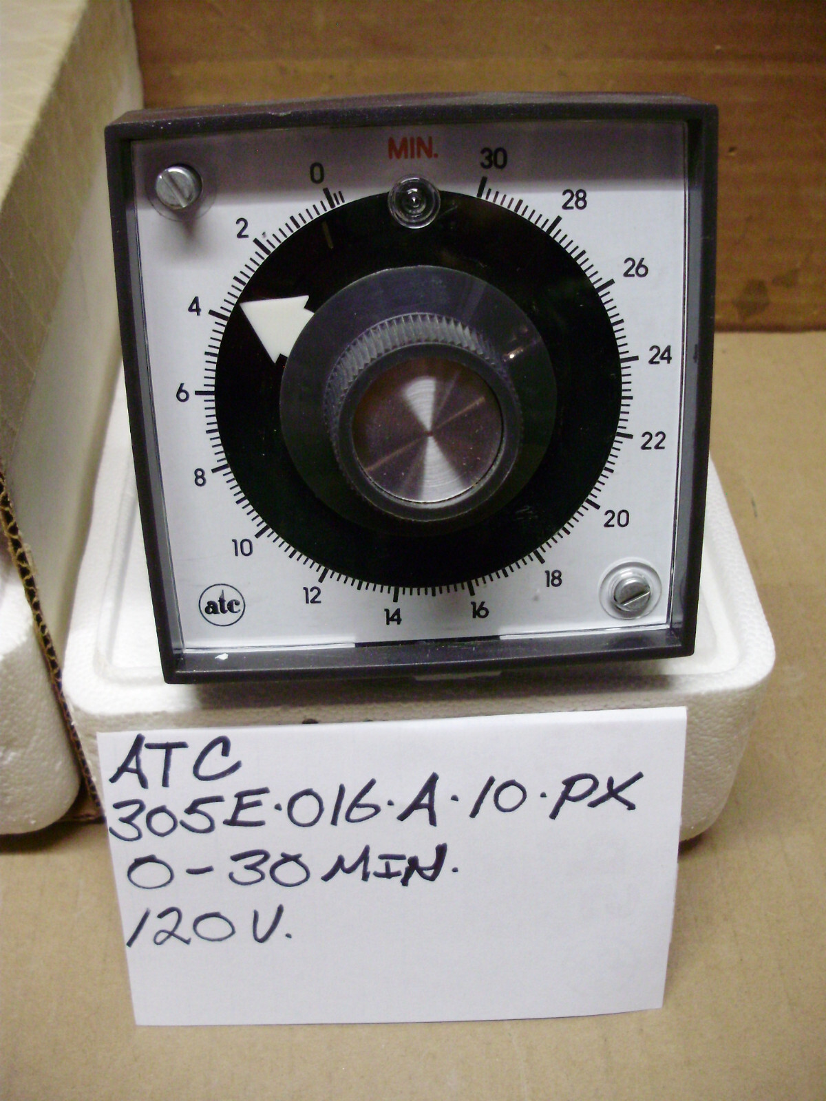 ATC & Paragon Electric Timers, 0 -15 min / 240 Volt, 0-30 min /120 Volt, 24 Hour