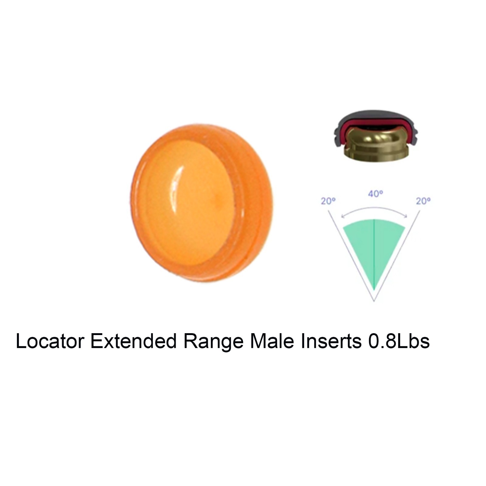 Locator abutment W/Male cap Inserts For DIO UF(ll) Novaloc Fixture Regular 1-7mm