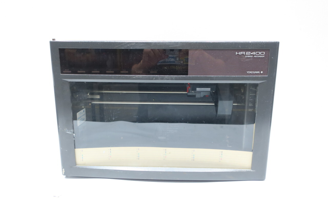 Yokogawa 408231-02/RS232C/MATH/AK-12 Hr2400 Hybrid Chart Recorder