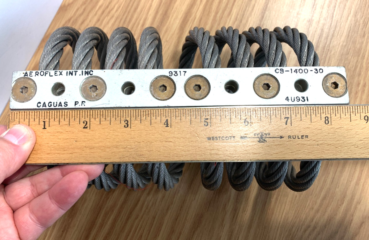 Aeroflex Intl 8 1/2″ Machine Shock Mount #9317 New SURPLUS