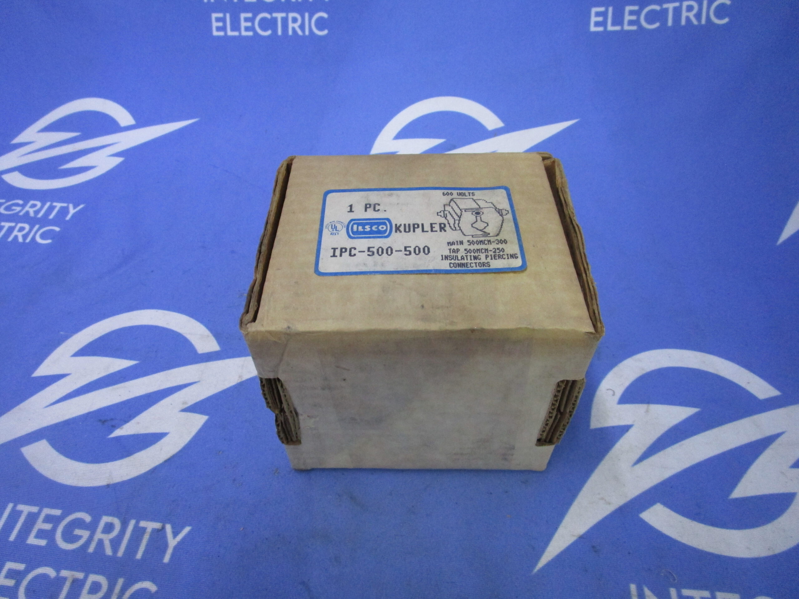 NIB ILSCO INSULATION PIERCING CONNECTORS IPC-500-500 430A 600V 1 Y WARRANTY