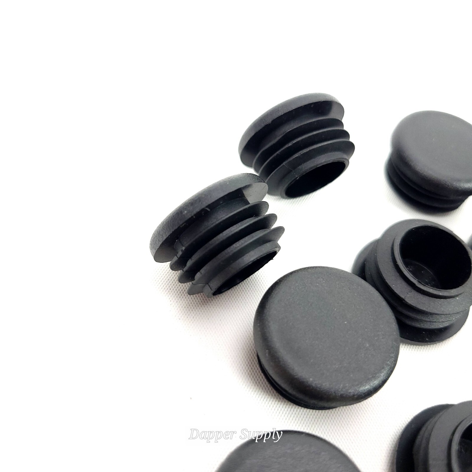 (Lot of 10) 1″ OD Round (14-20 Ga) Plastic Tubing Plugs 1 Inch End Caps