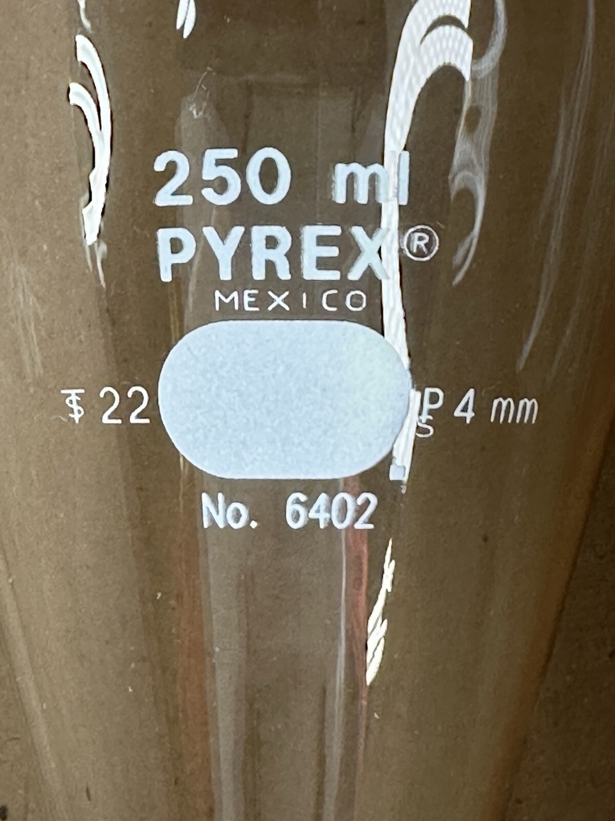 PYREX 250mL Cock Stopper 6402