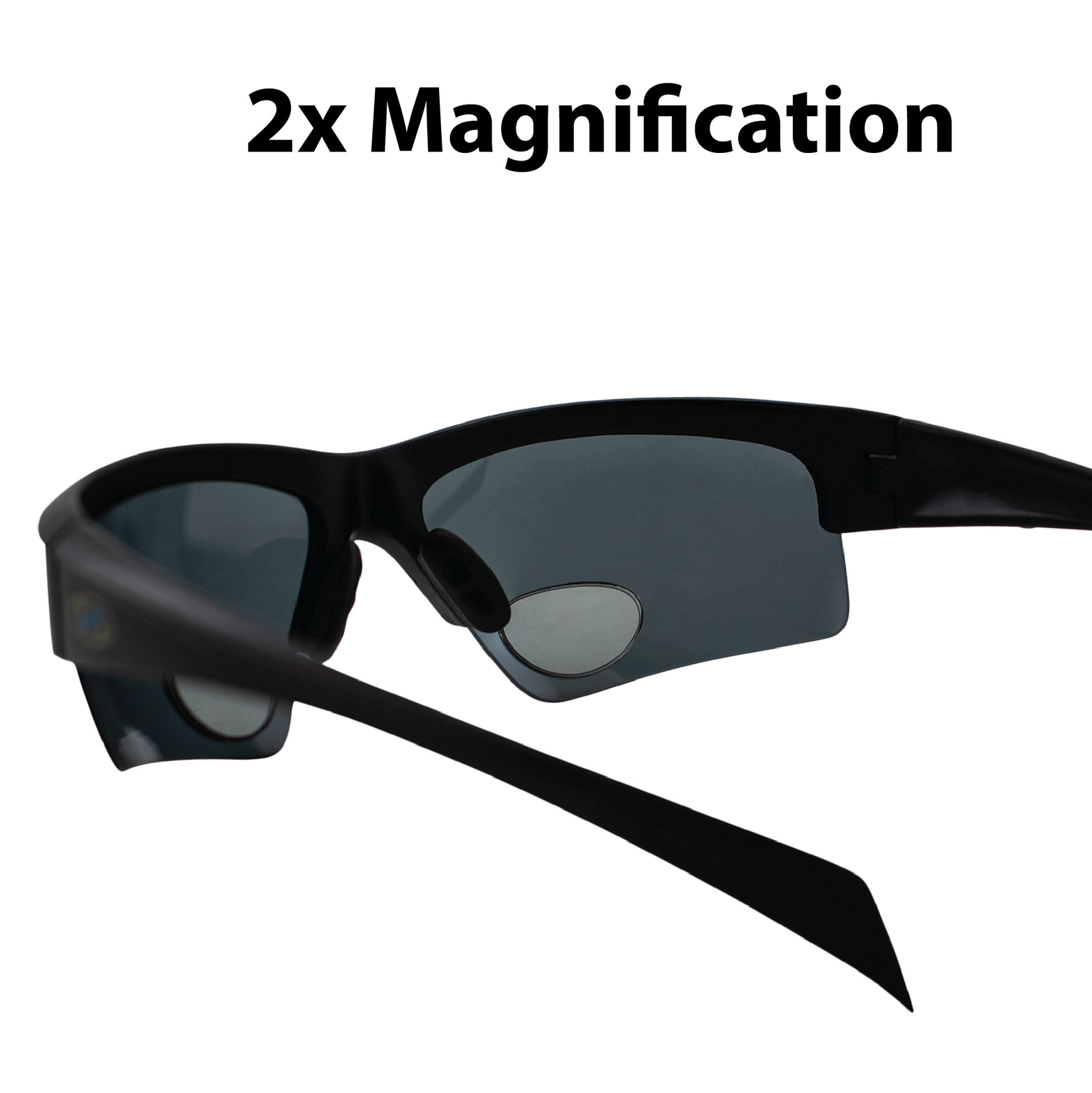 Global Vision BIFOCAL2 2.0 Bifocal BROWN Polarized LENS Sunglasses BLACK FRAME