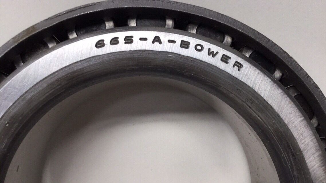Bower BCA 665A Tapered Roller Bearing Cone 3.3750″ ID 1.6250″ Width 665-A