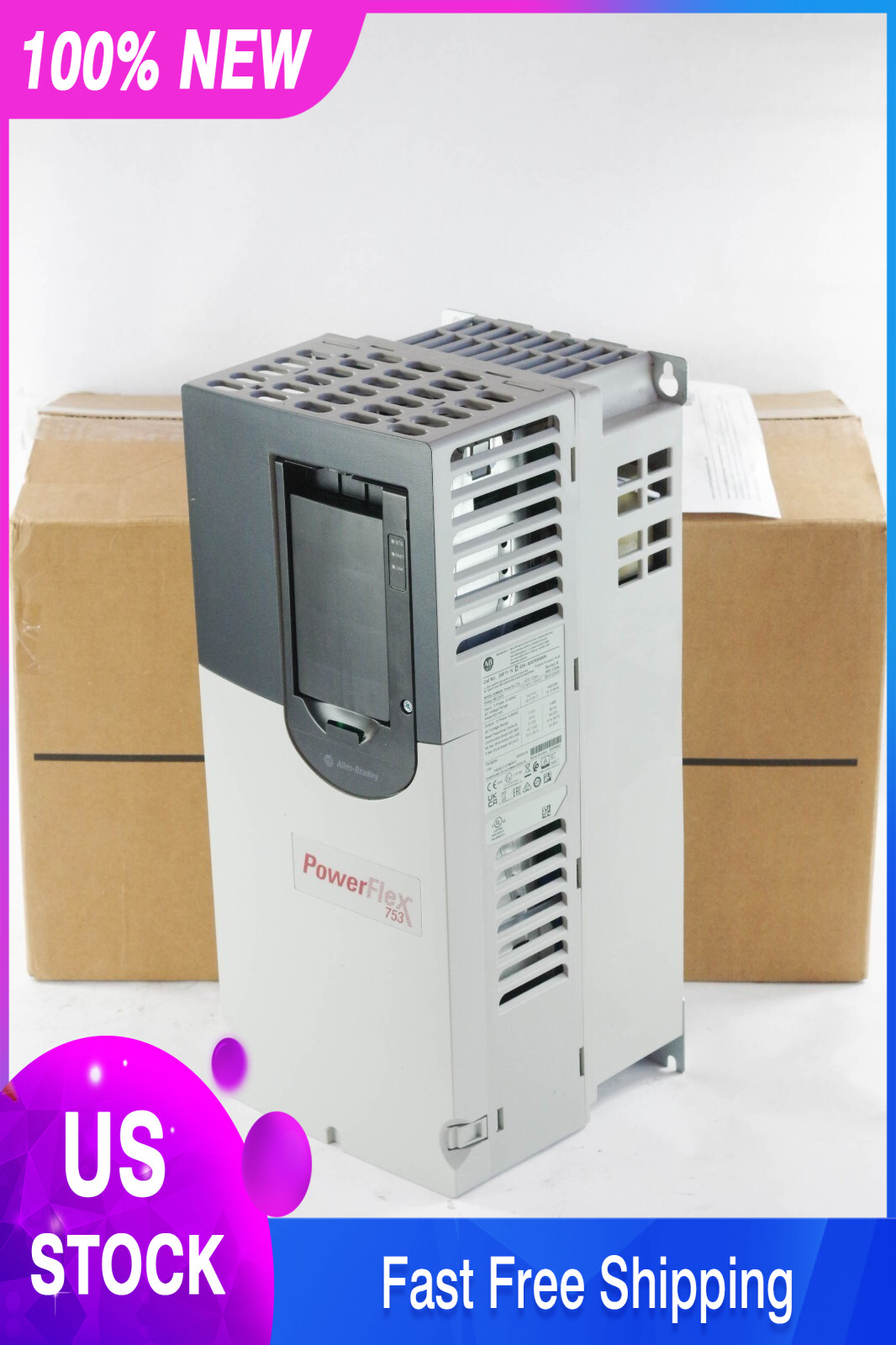 2023 Allen Bradley 20F11ND034AA0NNNNN /A 753 AC Drive Ser A 25HP US Free Tax