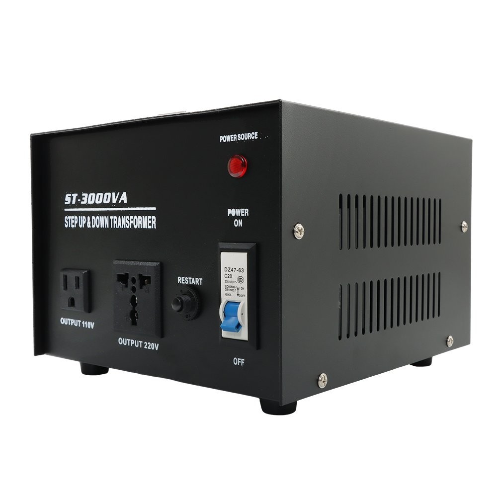 Step Up/Down 110V To 220V/220V To 110V Voltage Converter Transformer 3000 Watt