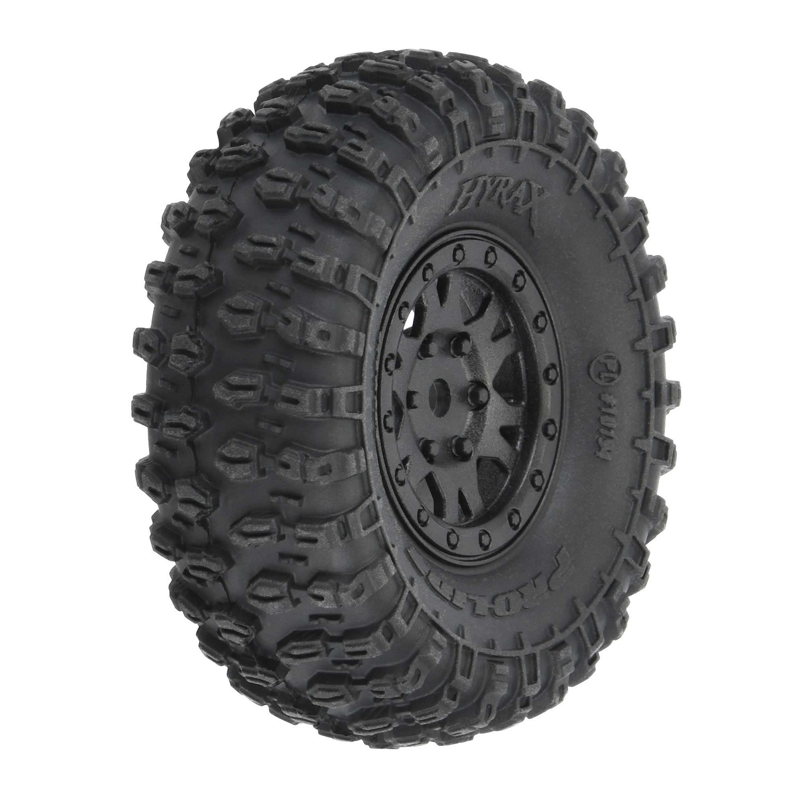 Pro-Line Racing 1/24 Hyrax F/R 1.0 Trs Mountd 7Mm Blk Impulse 4 Pro1019410 Rc