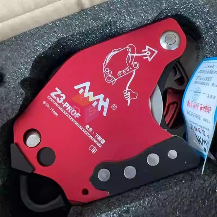 Z3-PROF Red Ascent Descent Device Electric Climbing Rope Ascender Descender