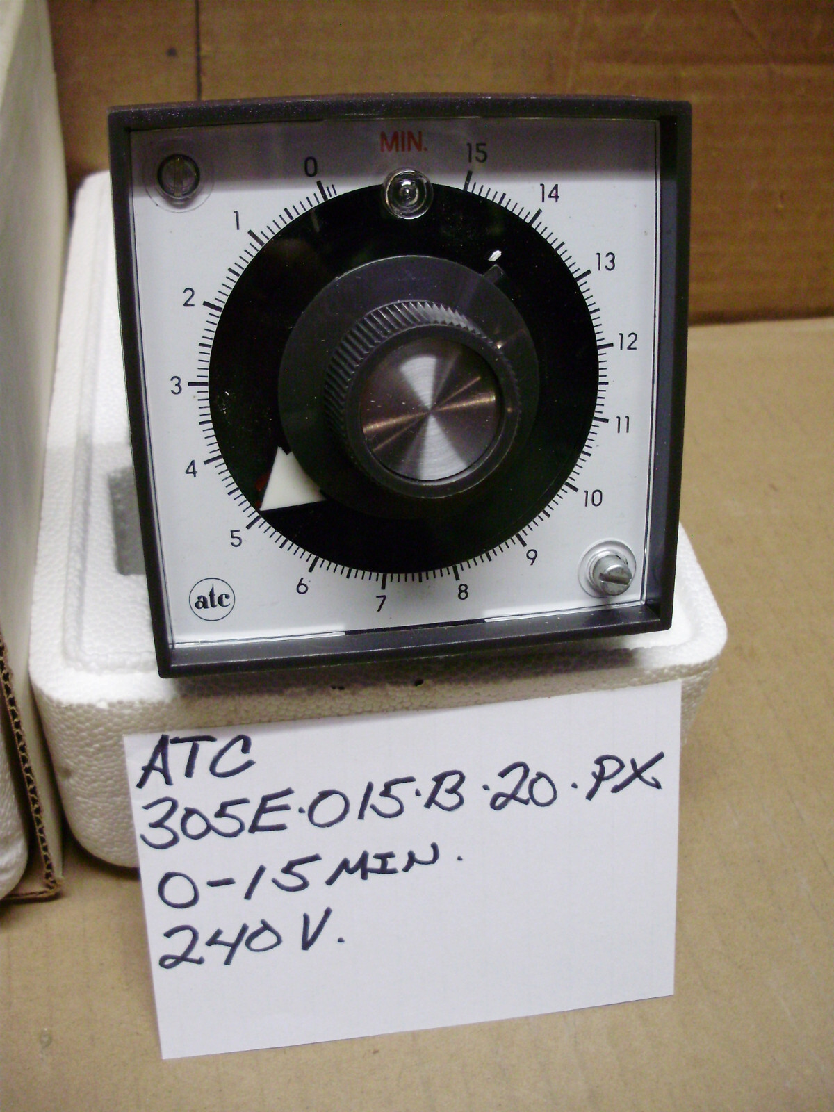ATC & Paragon Electric Timers, 0 -15 min / 240 Volt, 0-30 min /120 Volt, 24 Hour