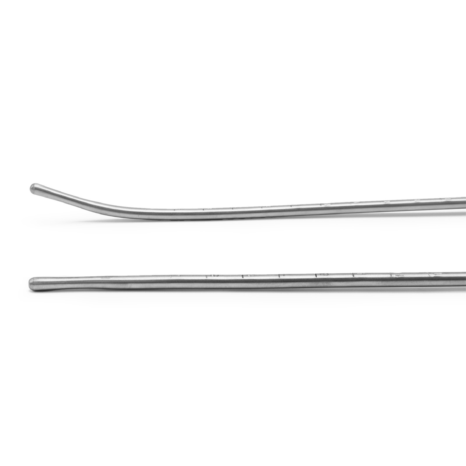2 Pcs of Sim Uterine Sounds Straight & Curved OB/GYN Surgical Instrument German