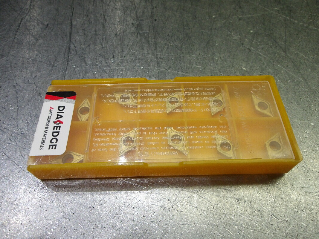 Mitsubishi Carbide Inserts QTY10 DCMT21.50.5FV/DCMT070202-FV UE6020 (LOC586)