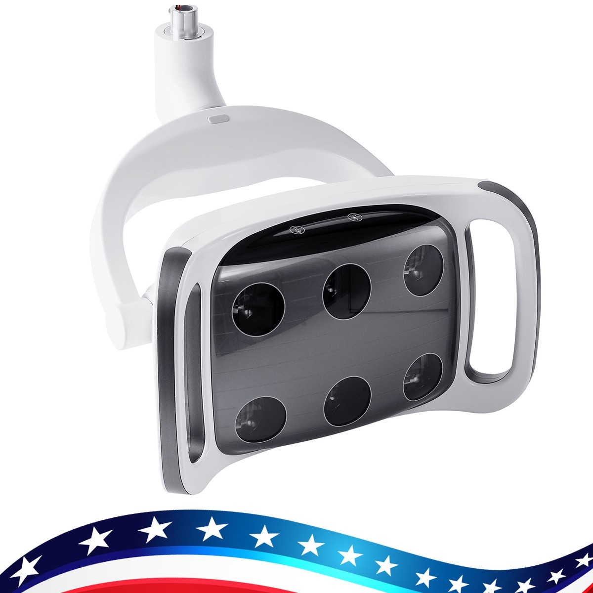 9W Dental 6 LED Lamp Oral Light Lamp For Unit Chair 8-level adjustable Ra90