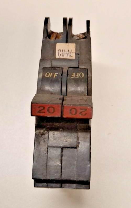 Federal Pacific Stab Lok Thin 2 Pole 20 Amp Breaker NC220