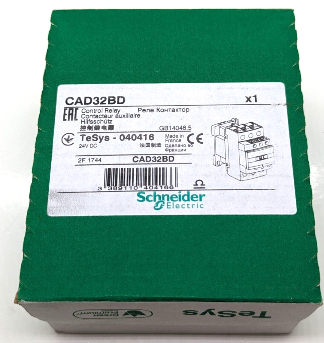 Schneider Electric auxiliary contactor CAD32BD