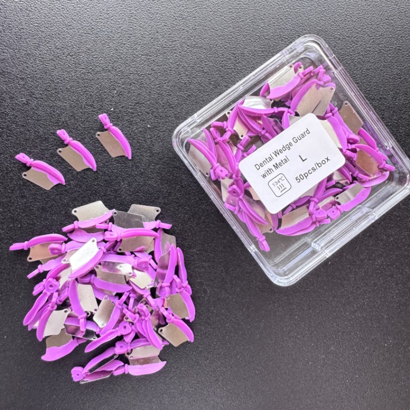 50Pcs Dental Tooth Prep Interproximal Diastema Wedge Guard Matrix Fender Wedges