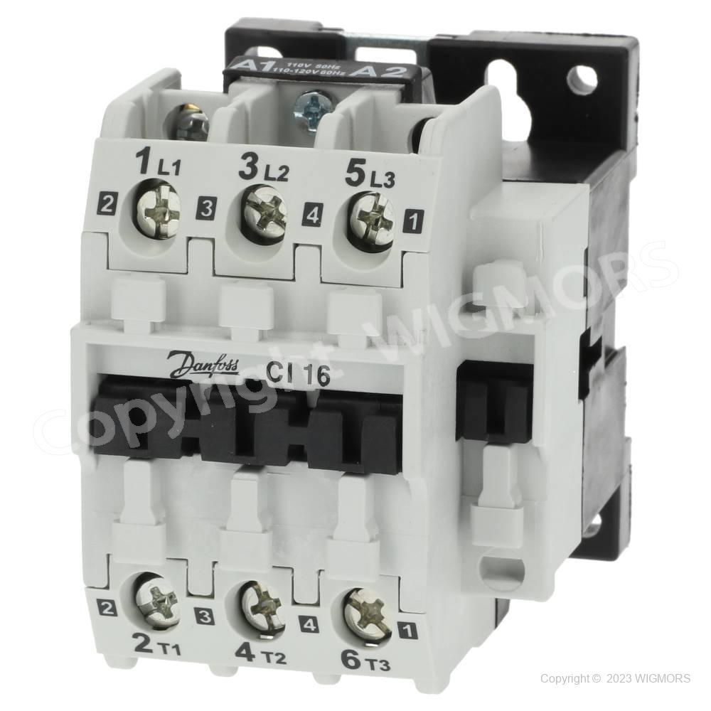 Contactor Danfoss CI 16 7,5kW 110V 50Hz 60Hz 037H0041.23 037H004123