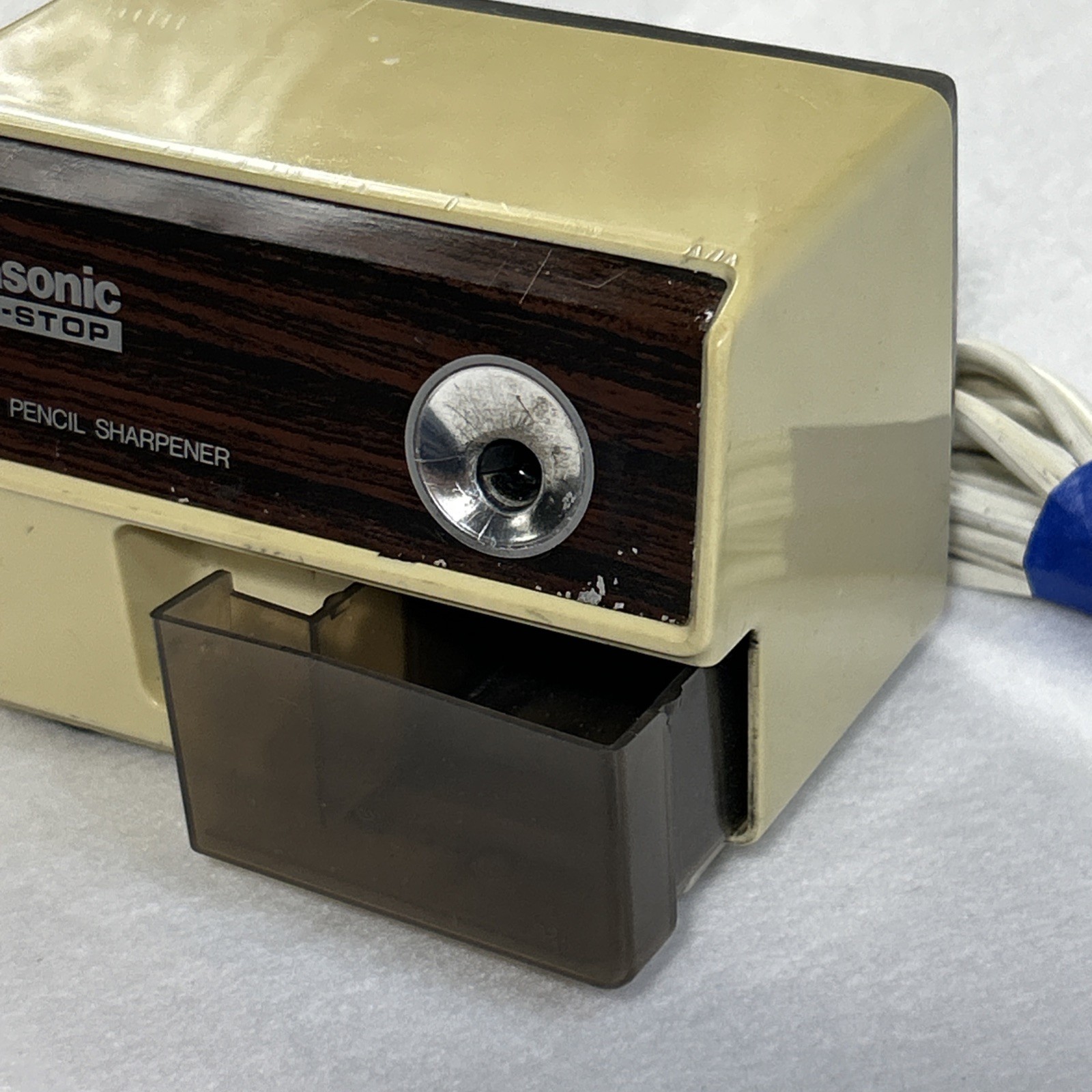 Vintage Panasonic KP-110 Electric Pencil Sharpener Auto-Stop Tested Works