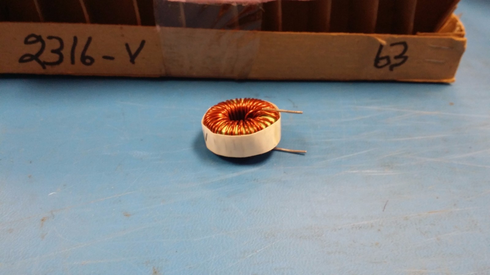 (4 PCS) 2316-V JW MILLER Ind High Current Toroid 220uH 15% 1KHz 5.8A RDL