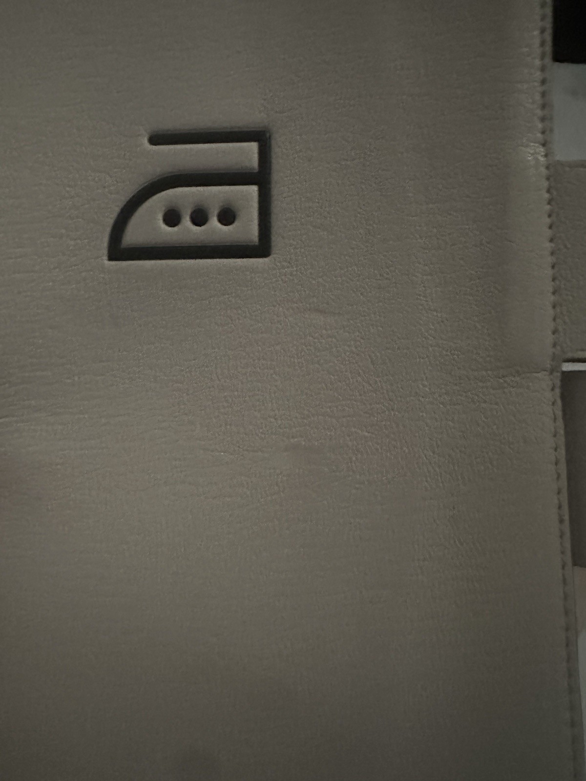 Anya Hindmarch London Beige leather journal