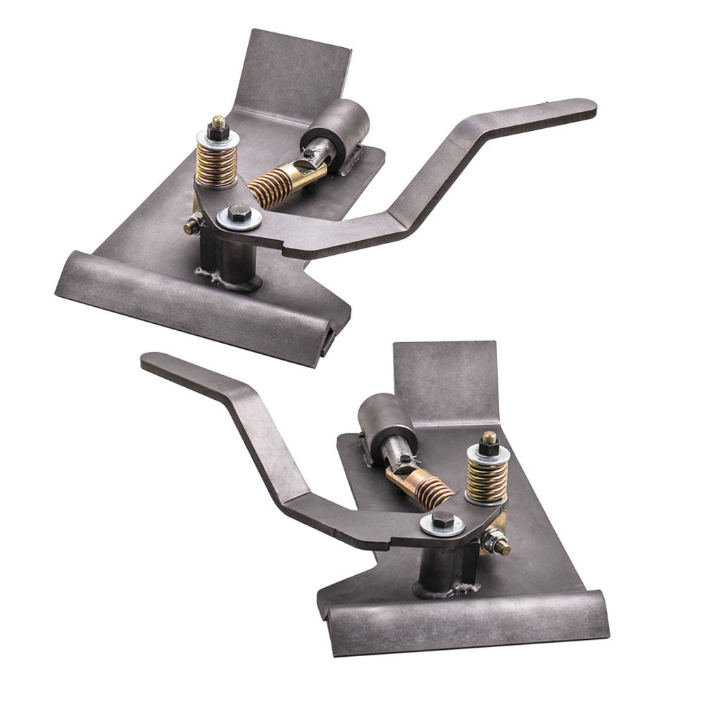1 Pair Skid Steer Quick Tach Brackets Conversion Adapter For Latch Box Weld On