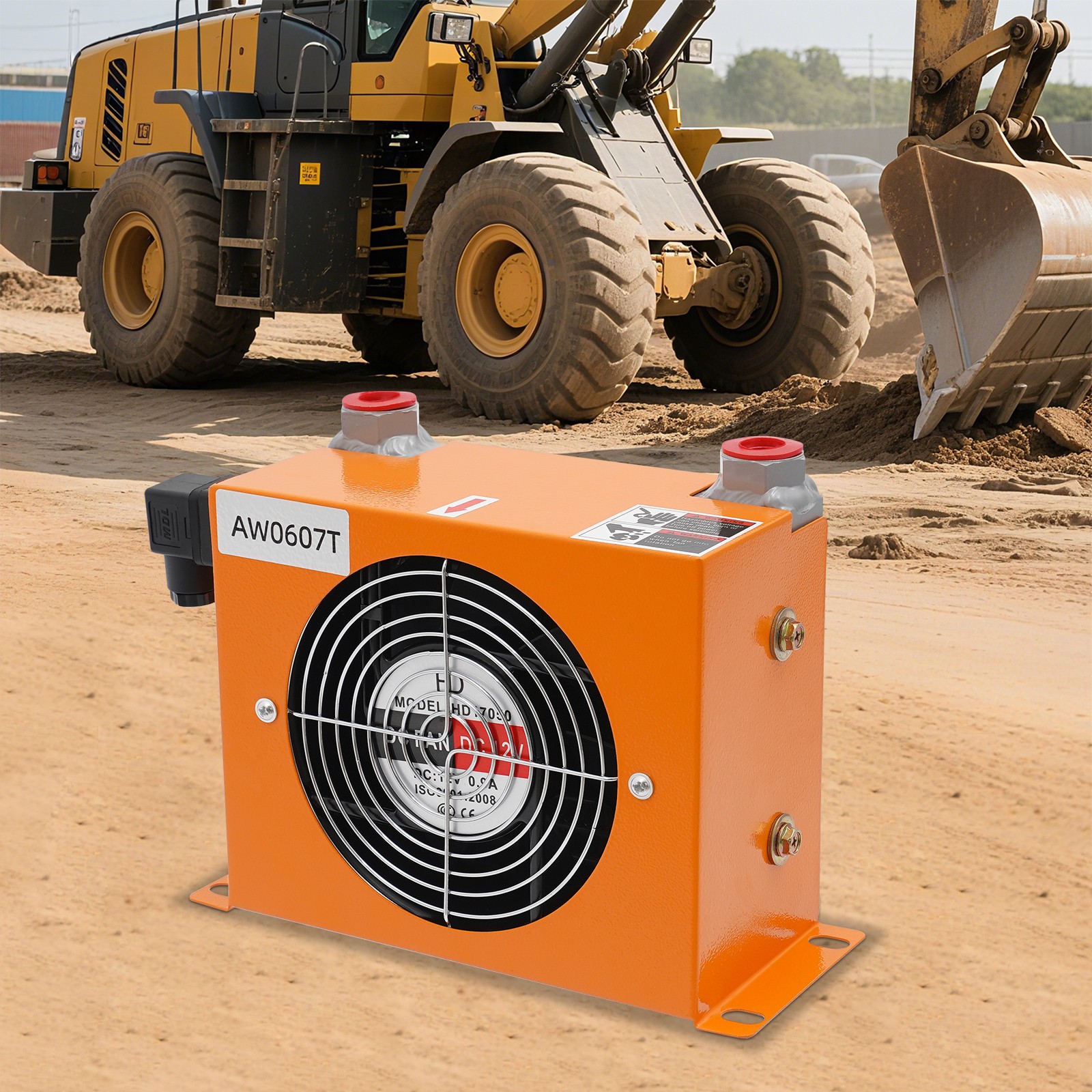 20L 12V Hydraulic Air Cooler 680 Kcal/h 20 L/min Orange Copper Motor