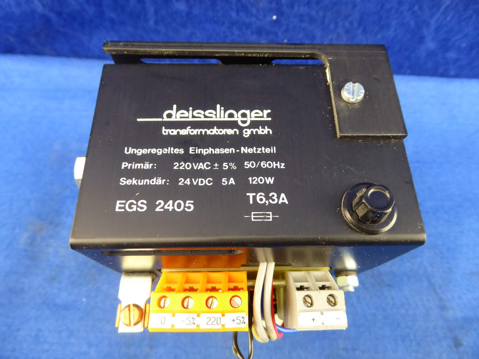 Deisslinger DIT Intronic Transformer EGS 2405 pri. 220vac, sec 24VDC Transformer