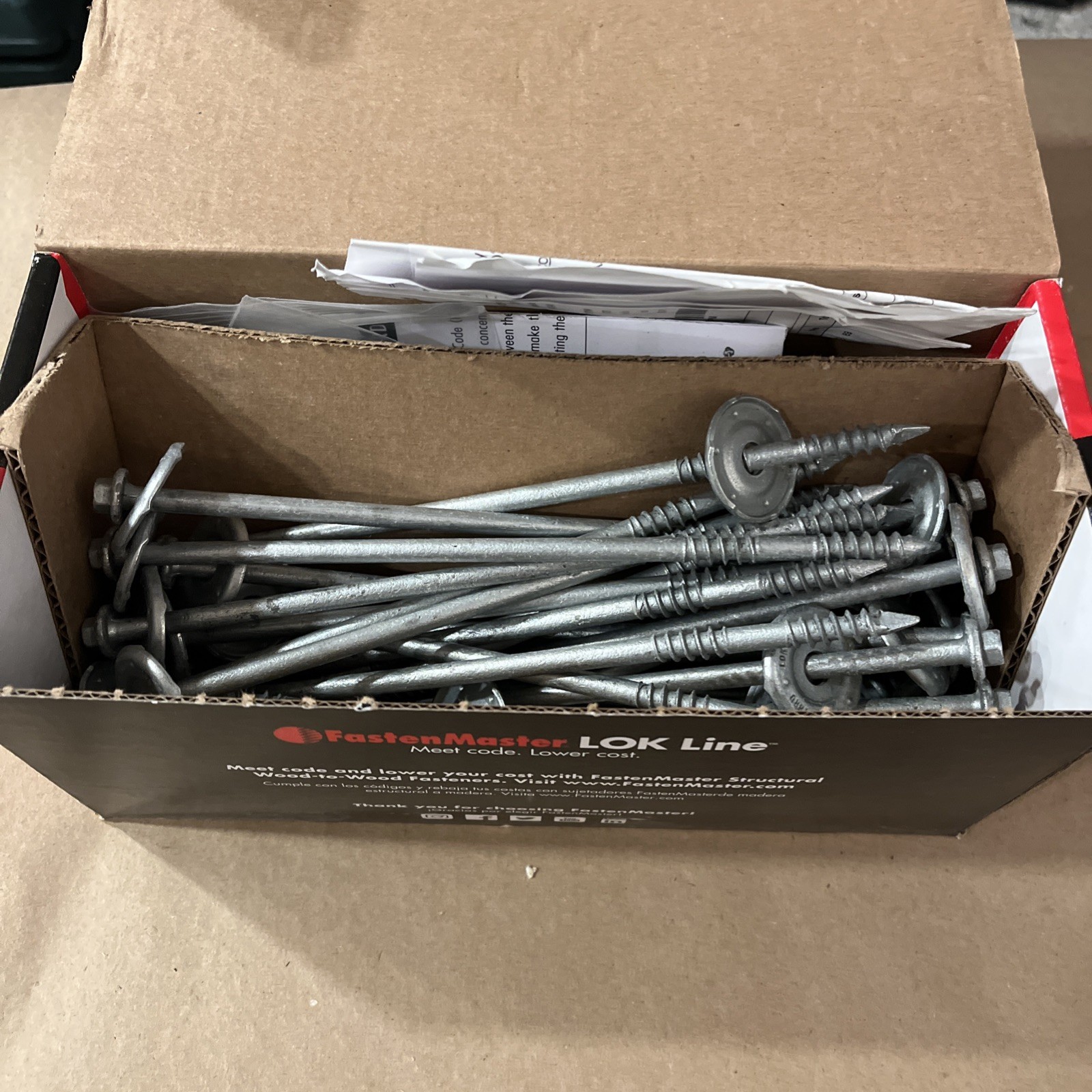 FastenMaster FMTHR008-24 ThruLOK 8″ – 24 ct. Box NEW