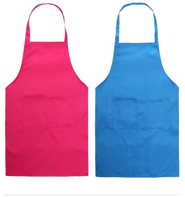 Kitchen Chef Bib Apron Cooking 2 Pockets Waterproof Butcher Catering Restaurant