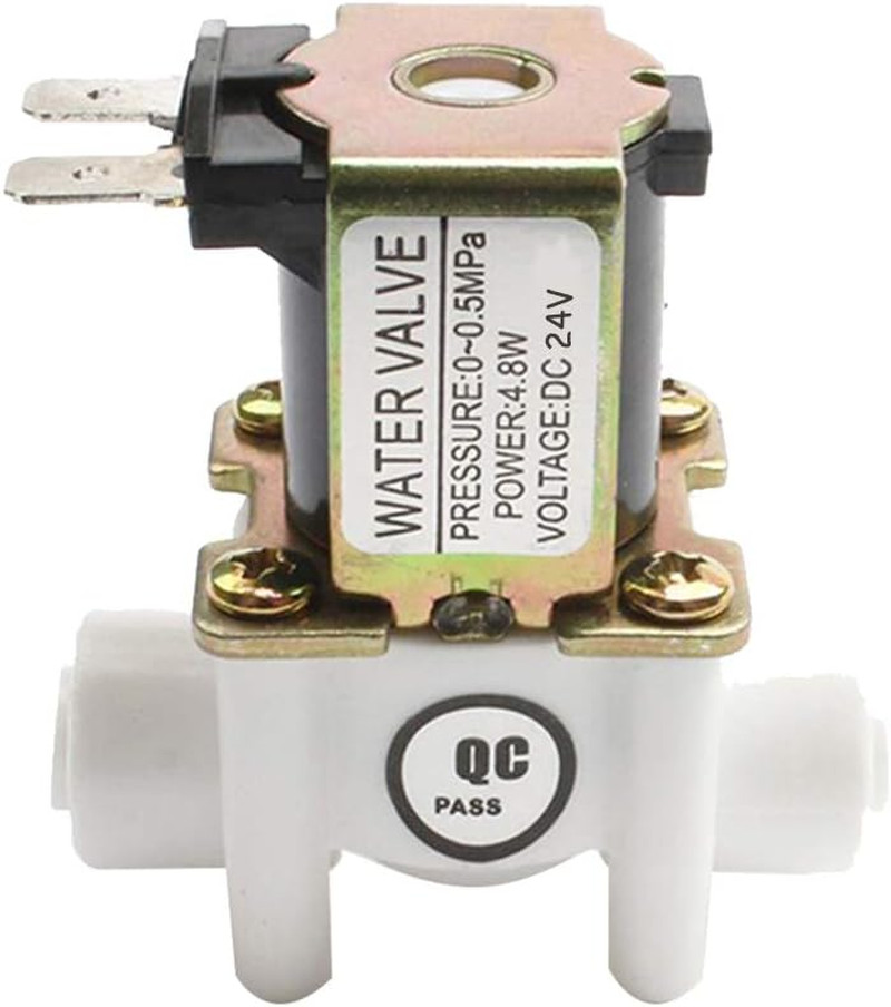 Beduan 24V 1/4″ Inlet Water Solenoid Valve Normally Closed for RO Reverse Osmosi