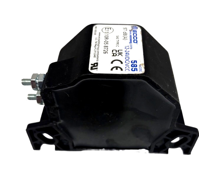 ECHO 140-0585-25 BACK UP ALARM 97dB, 12-24VDC MODEL585