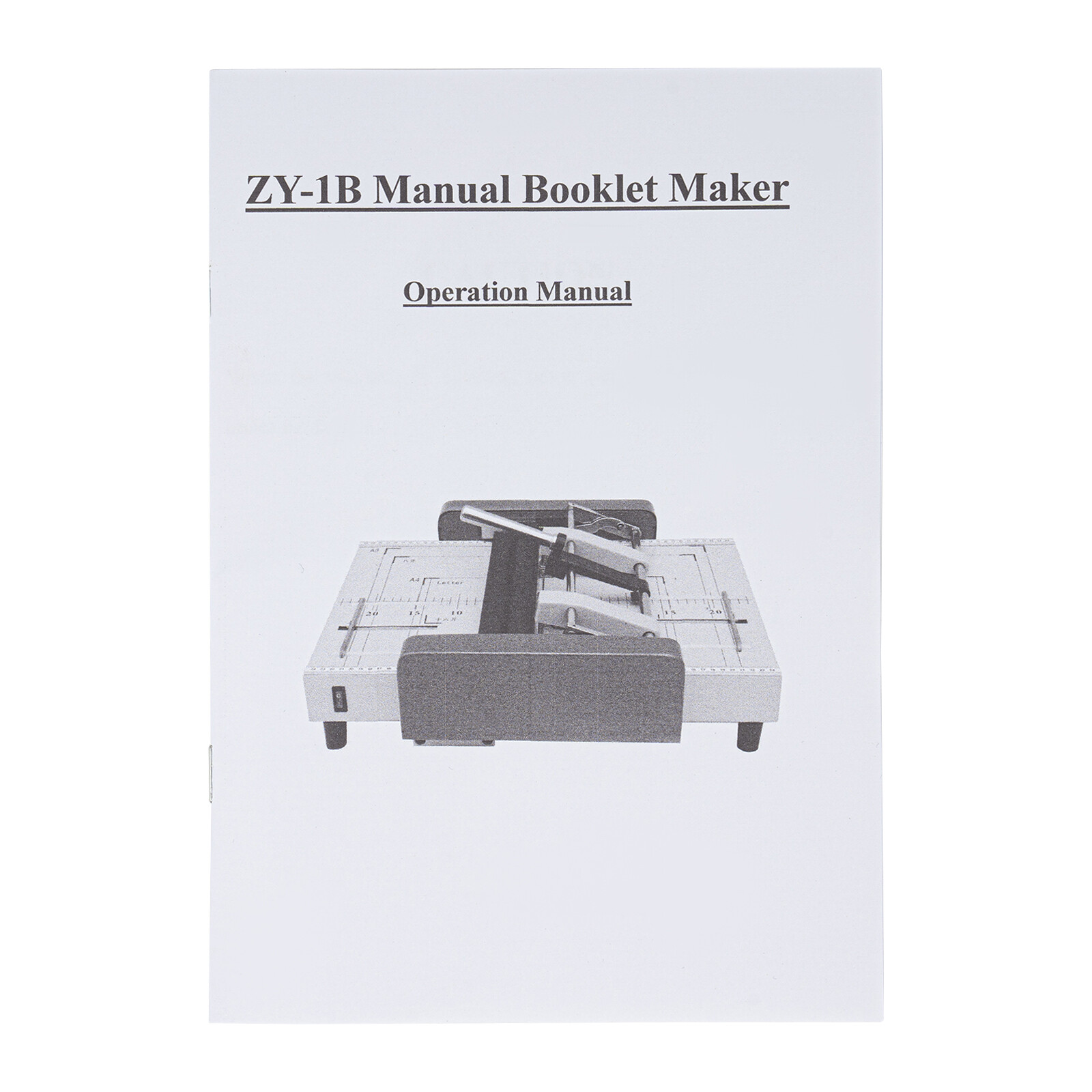 A3 Booklet Folding Binding Machine Paper Stapling Making Book Stapler Office 60W