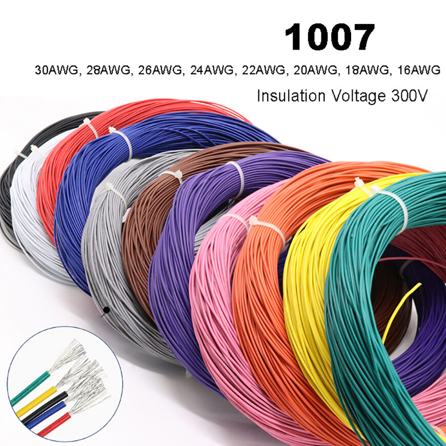 18AWG Flexible PVC Cable Stranded Wiring, Voltage 300V, Tinned Copper Wire