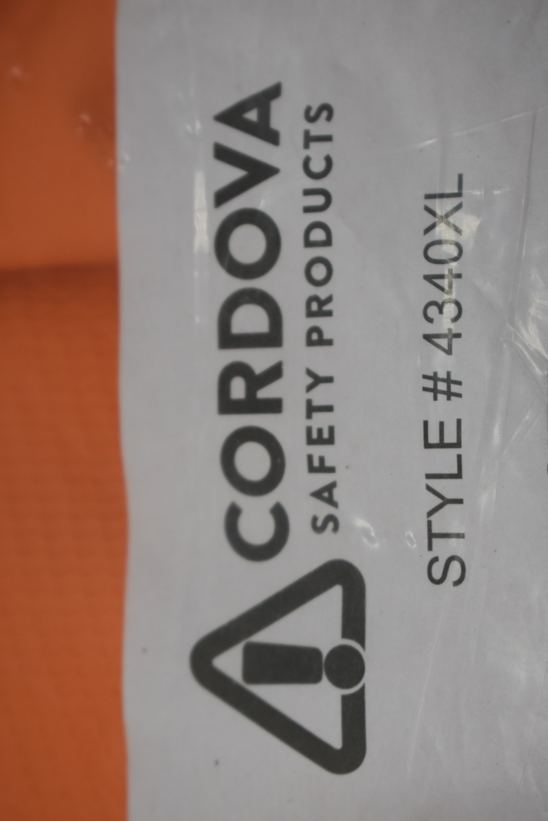 Cordova 4340XL Gloves Orange Neoprene Latex Blend Flock Lined Size XL 12 Pack
