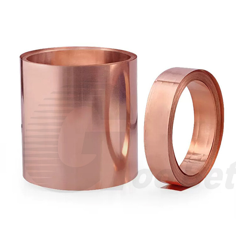 Thickness 1.0mm 99.9% Pure Copper T2 Cu Metal Sheets Foil Plate Strip Band Roll