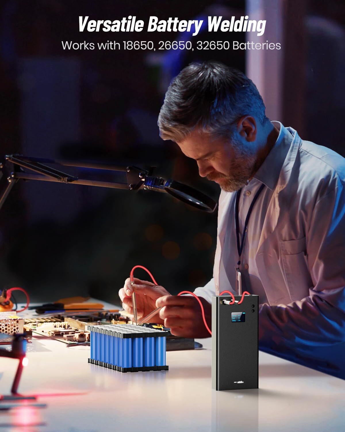 Seesii Portable 18650 Battery Spot Welder Machine Mini Battery Welding Machine