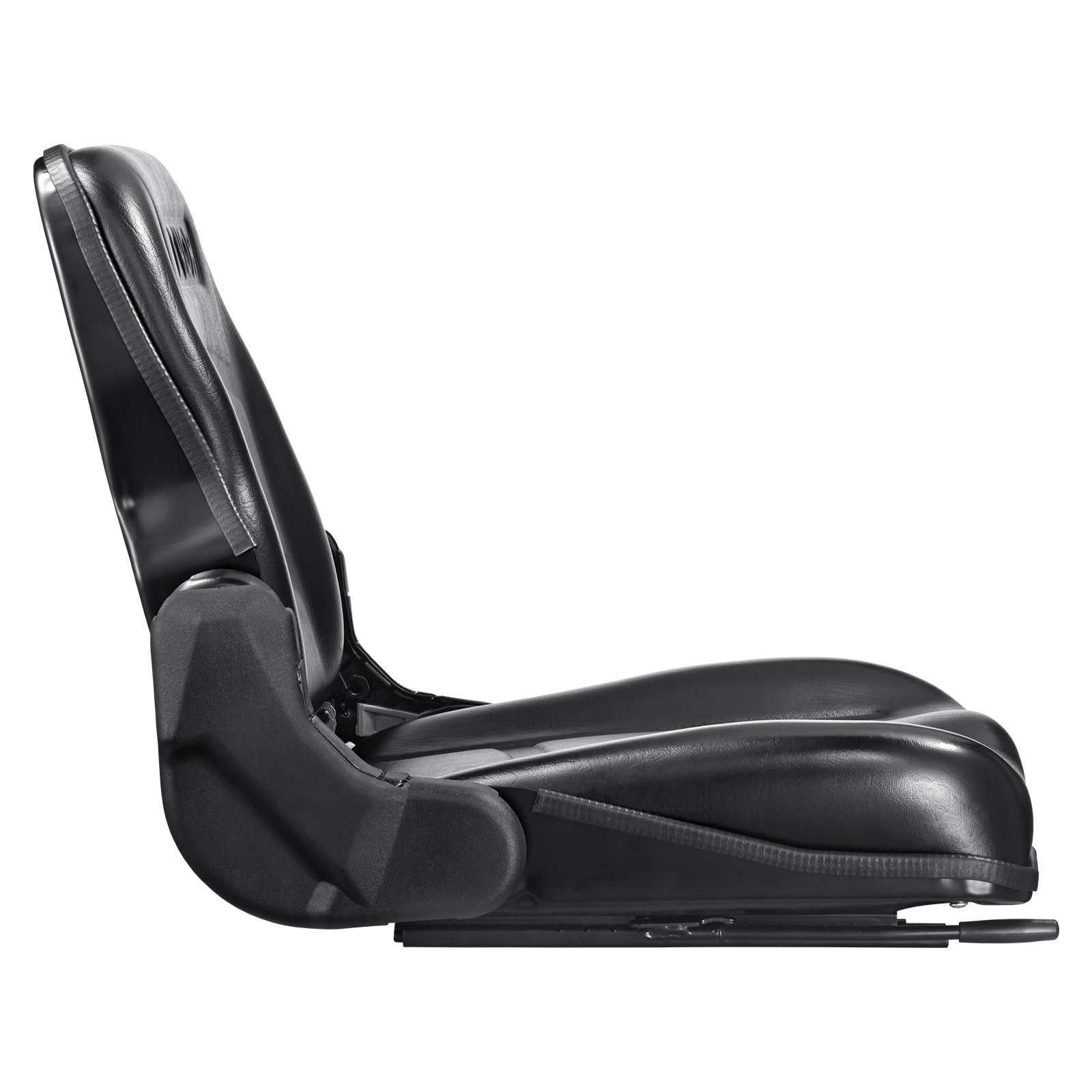 Universal Forklift Seat, Fold Down Tractor Seat with Adjustable Angle Back and M