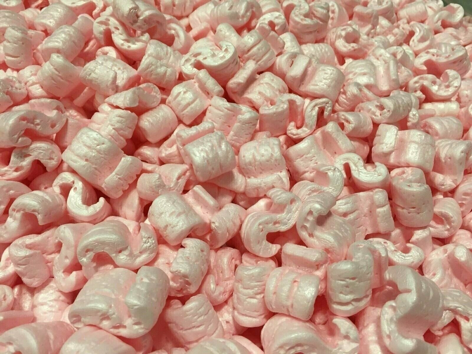 Packing Peanuts Shipping Anti Static Loose Fill 150 Gallons 20 Cubic Feet Pink
