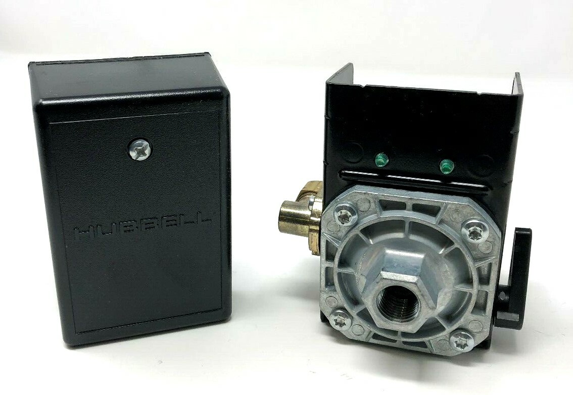 FURNAS HUBBELL 69MC8 PRESSURE SWITCH 115 ON-150 PSI OFF 1/4” FPT