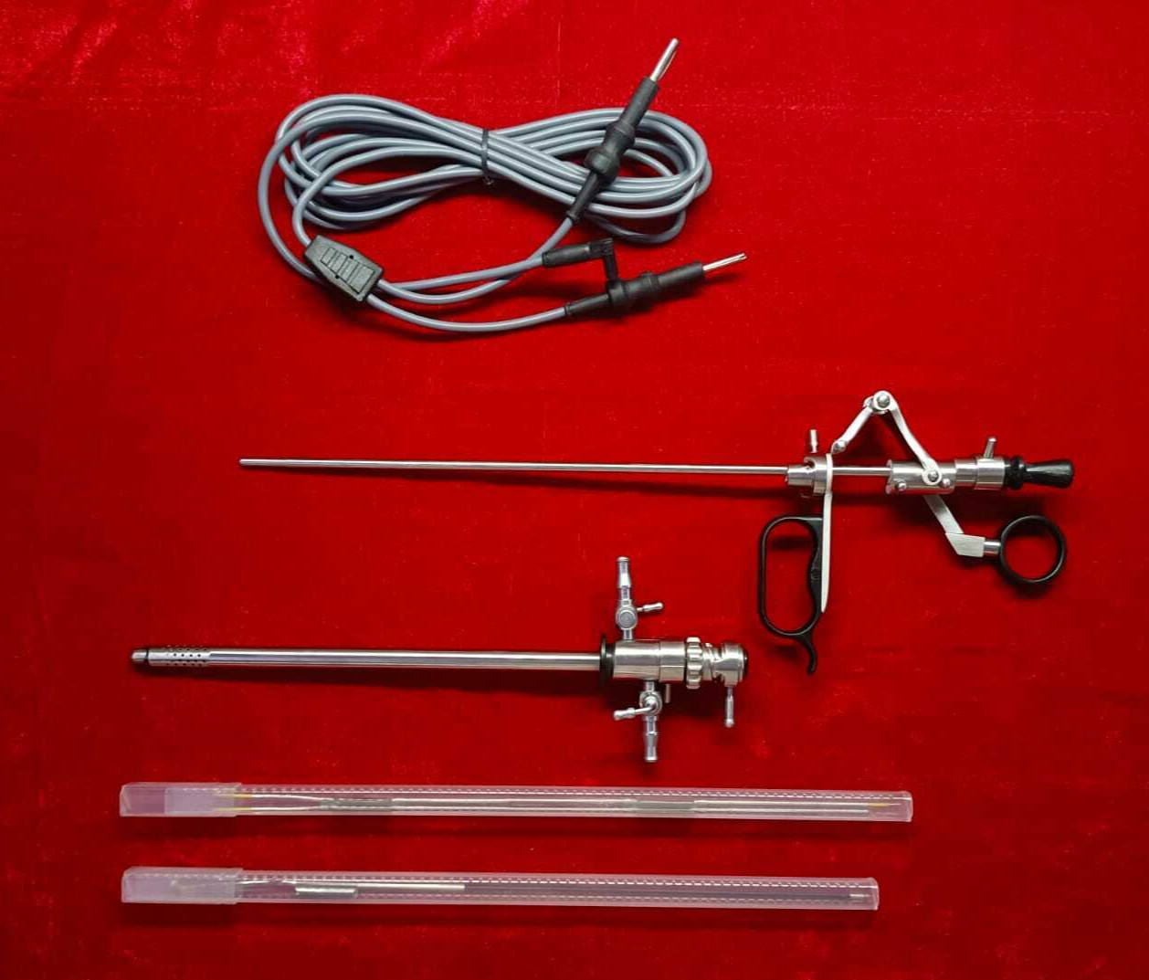 Laparoscopic Working Element Bipolar Active Double stem Storz Compatible – 1Set