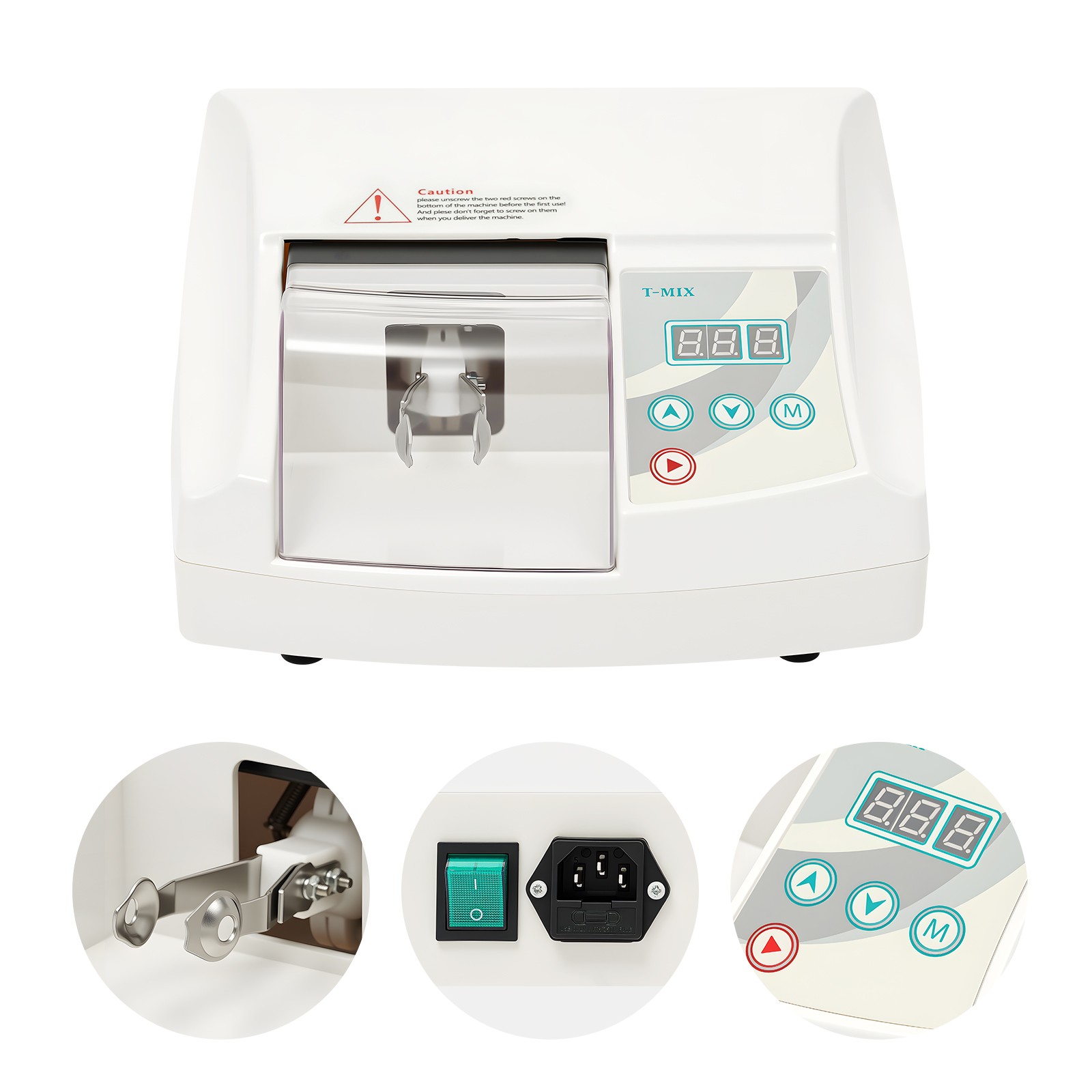 Low Noise 65db Intelligent Adjustable Speed Mode Dental Amalgamator Machine